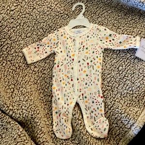 Sterling baby newborn floral onesie body suit